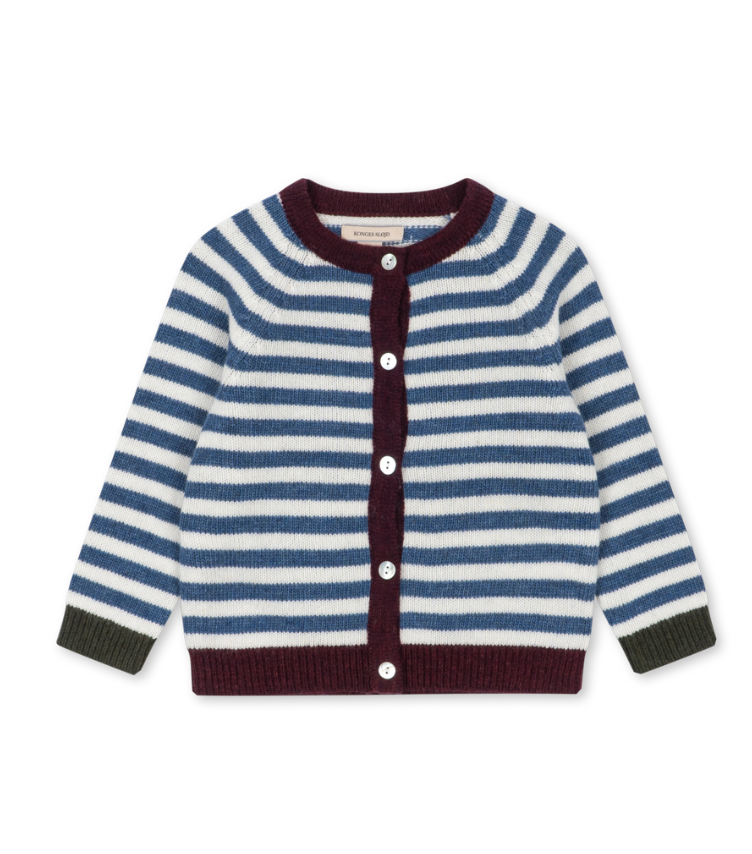 Belou Autumn Stripe Knit Cardigan-Konges Slojd FW26