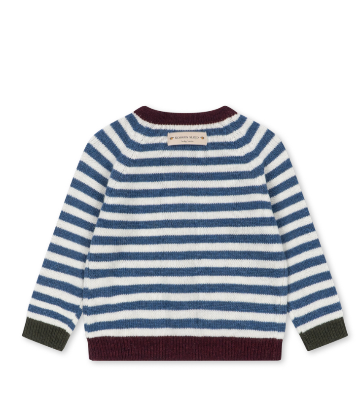 Belou Autumn Stripe Knit Cardigan-Konges Slojd FW26