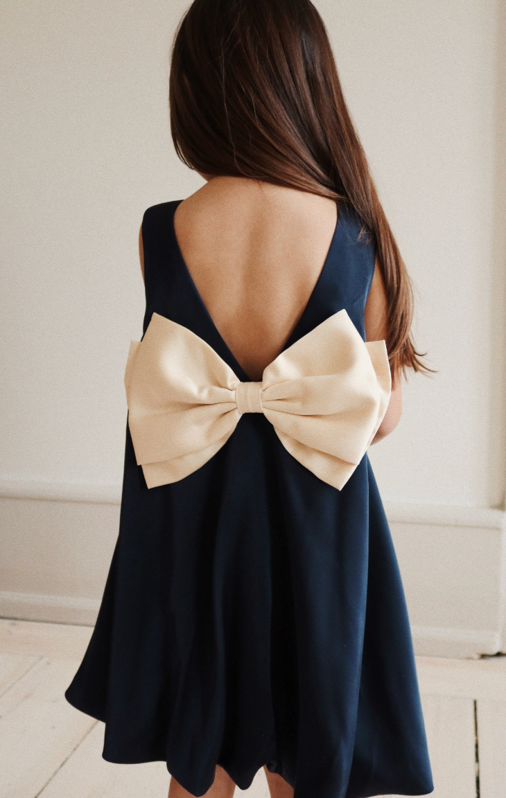 Sheena Bow Dress-Konges Slojd FW26