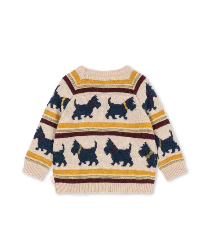 Belou Scottie Knit Sweater-Konges Slojd FW26