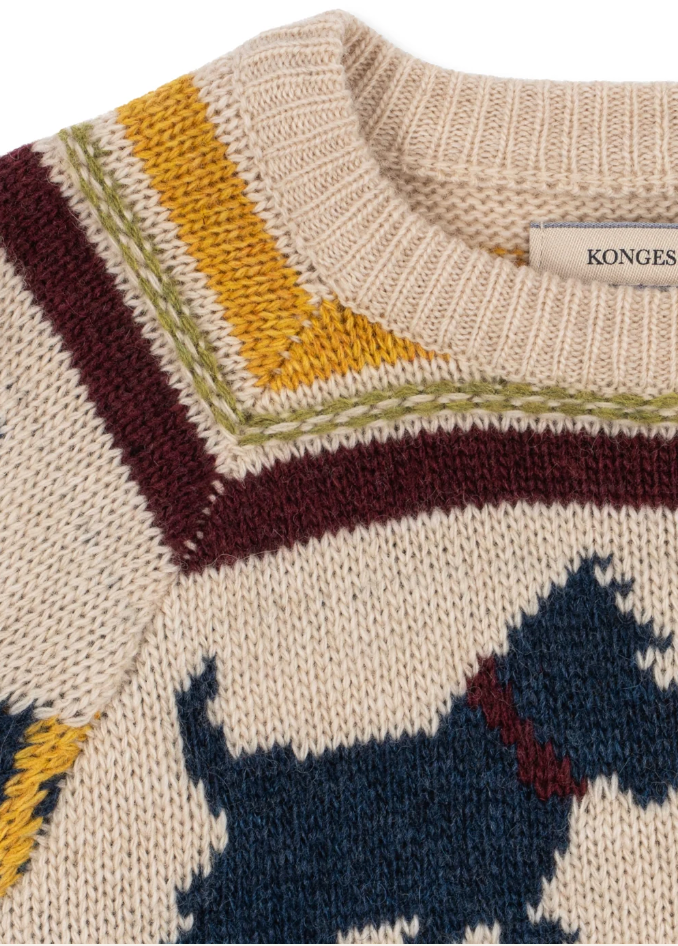 Belou Scottie Knit Sweater-Konges Slojd FW26