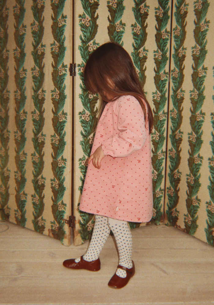 Marlo Cherry Dot Cord Dress-Konges Slojd FW26
