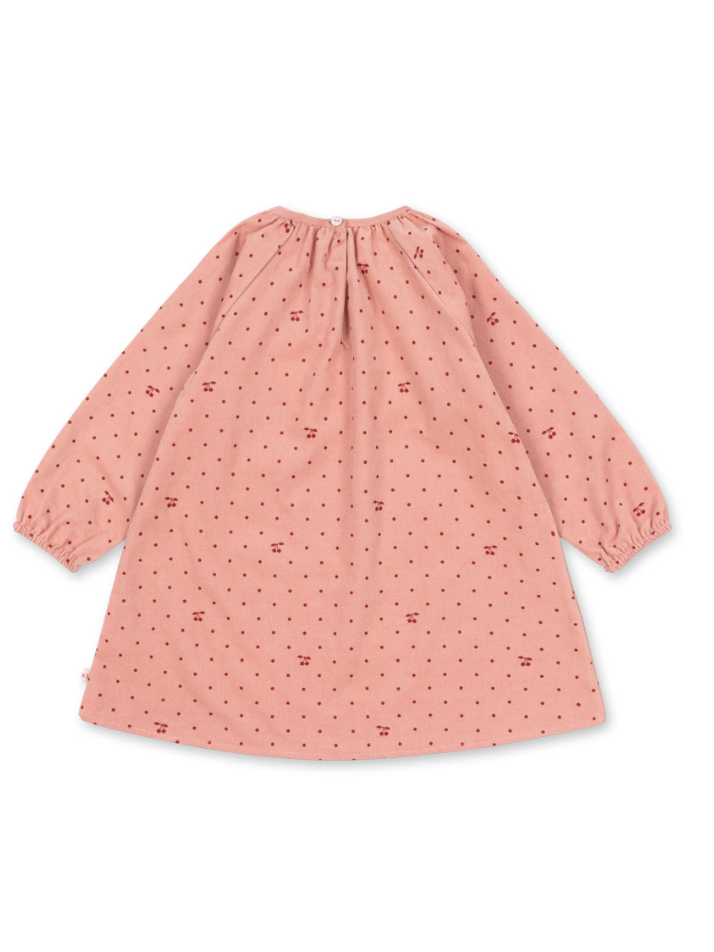 Marlo Cherry Dot Cord Dress-Konges Slojd FW26