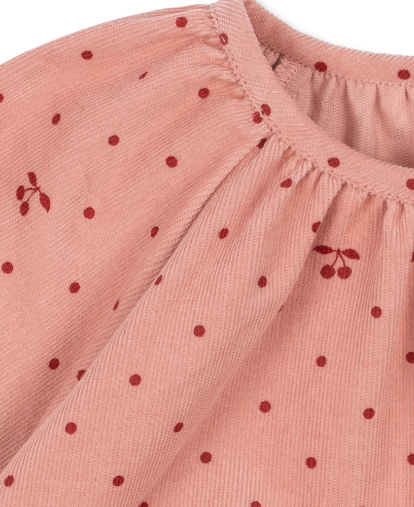 Marlo Cherry Dot Cord Dress-Konges Slojd FW26