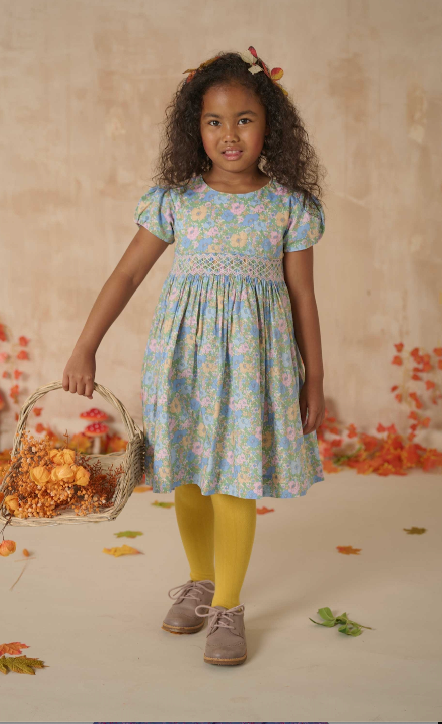Nola Pastel Smocked Dress - Question Everything FW26