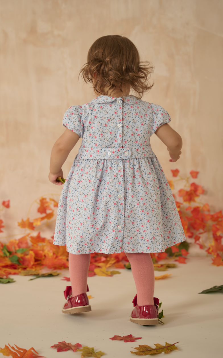 Soraya Light Blue Smocked Dress - Question Everything FW26
