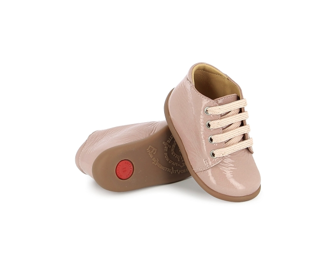 Stand Up Bottine Rose-Pom d'Api