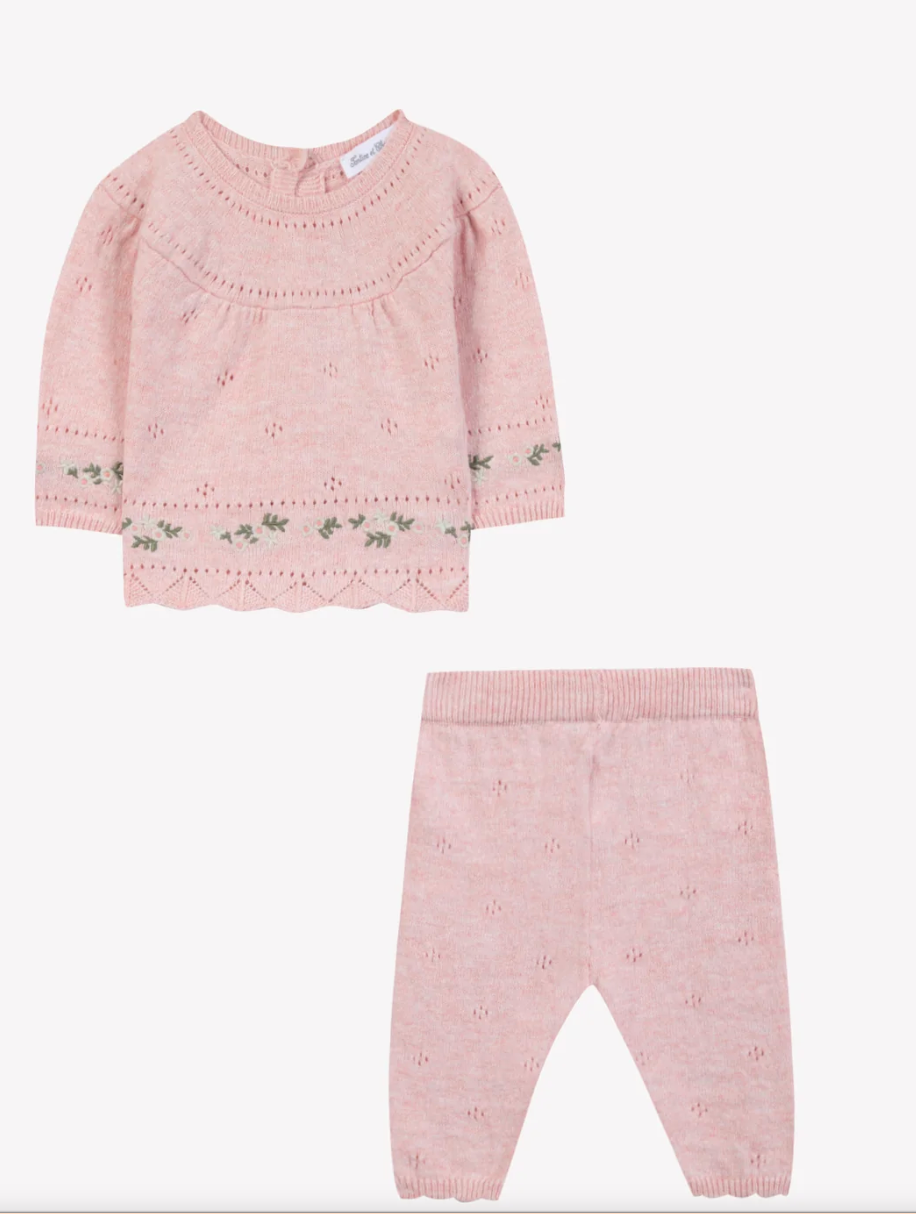 2pc  Knit Set-Tartine et Chocolat FW26