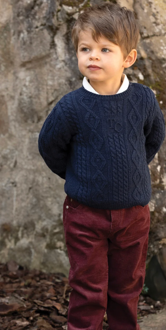 Fine Cord Trouser- Tartine et Chocolat FW26