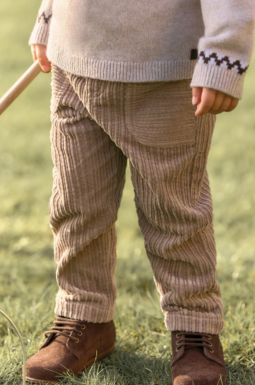Wide Cord Trouser- Tartine et Chocolat FW26