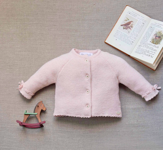 2-Piece Knit Set Bow - Tartine et Chocolat FW26