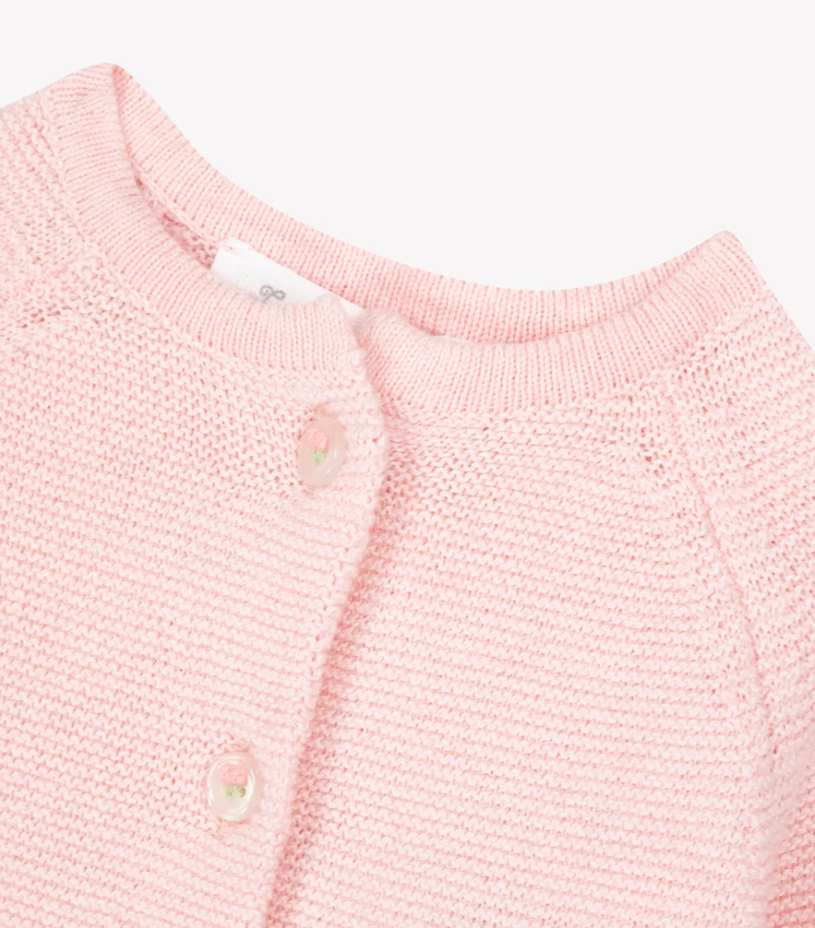 2pc Knit Set Bow-Tartine et Chocolat FW26