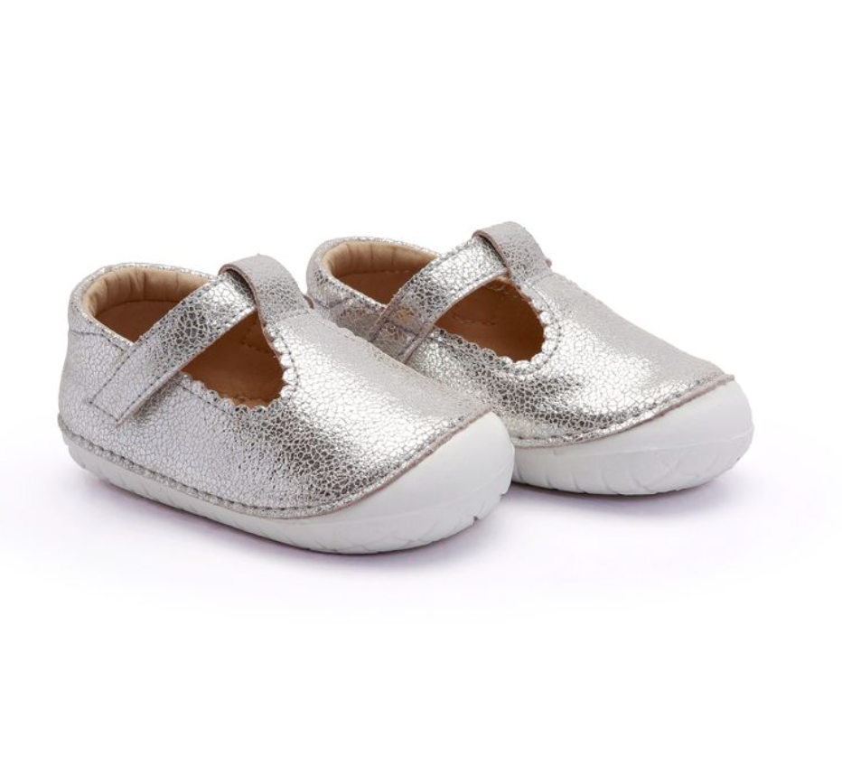 Silver T-Bar Pave Sneakers - Old Soles