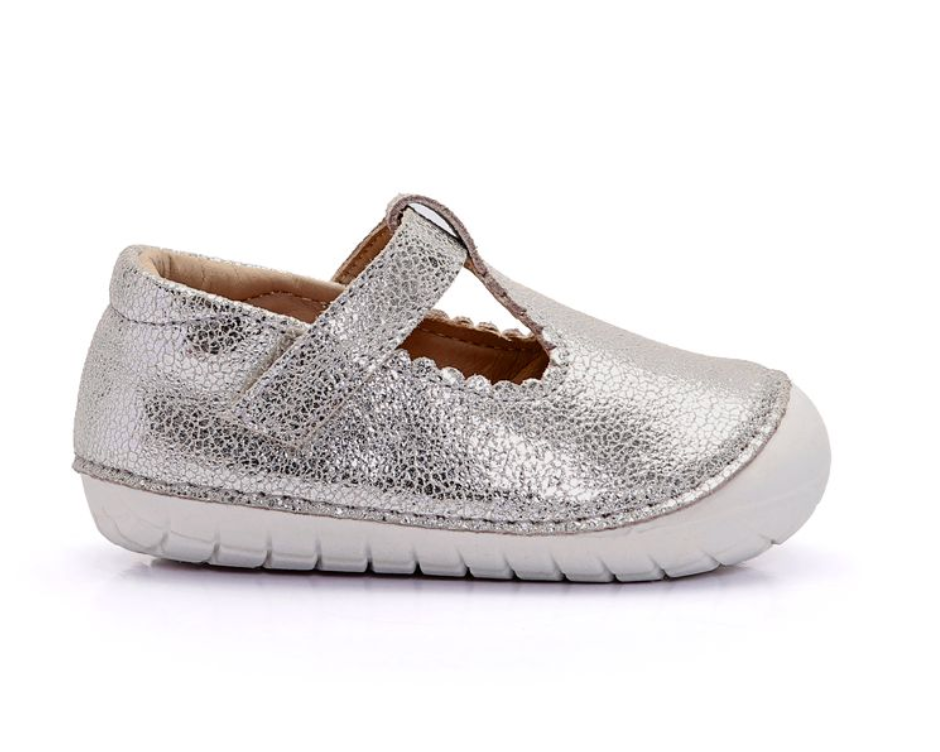Silver T-Bar Pave Sneakers - Old Soles