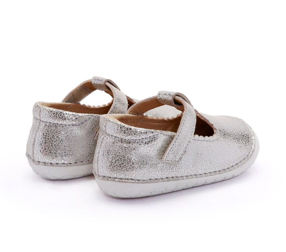 Silver T-Bar Pave Sneakers - Old Soles