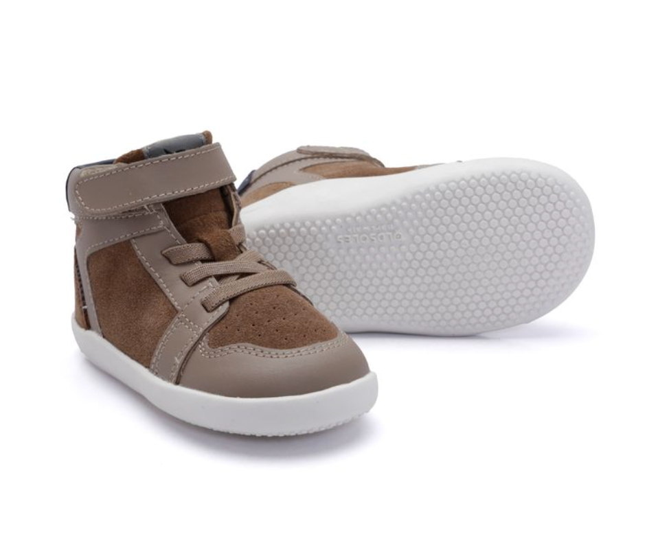 Jump Ground Taupe Sneakers - Old Soles