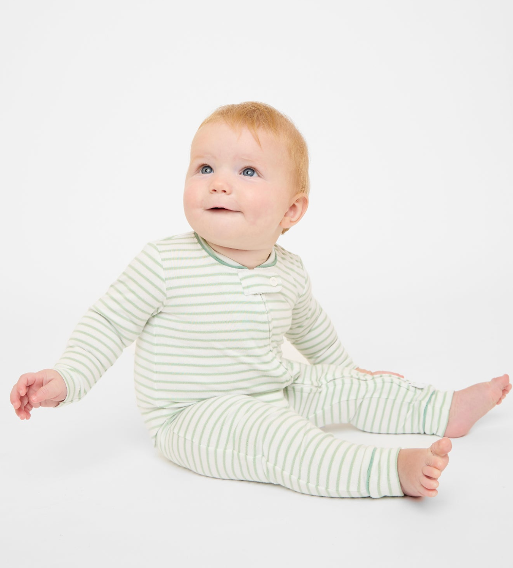 Ziggy Romper Striped- Oso & Me