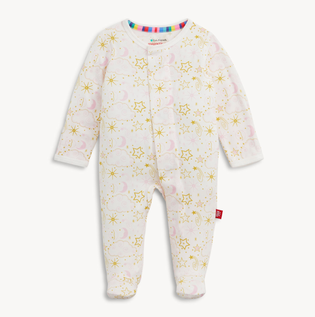 Pink Star Signs Modal Magnetic Footie - Magnetic Me FW26