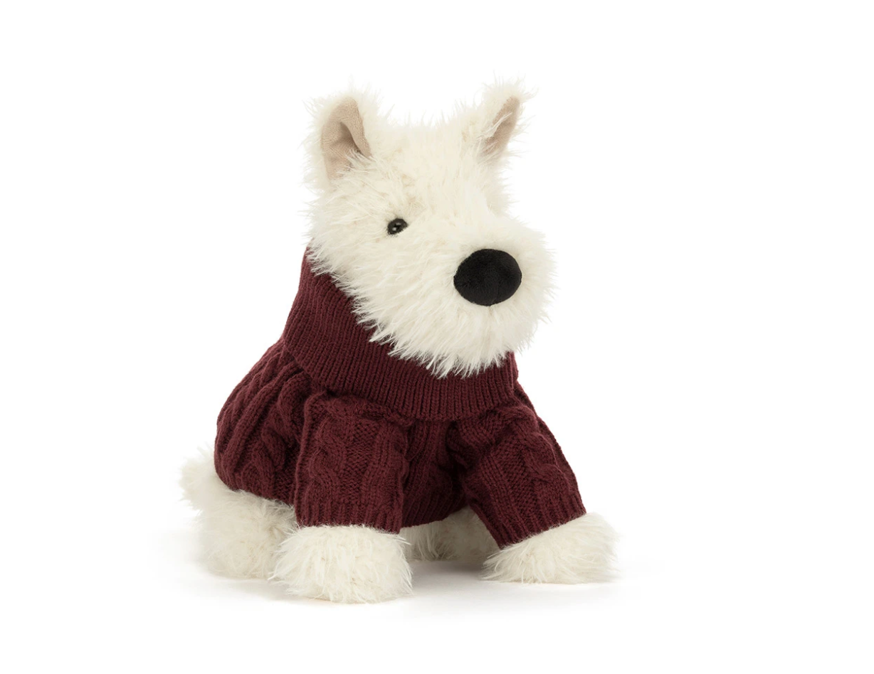 Munro Scottie Dog Winter Jumper - Jellycat