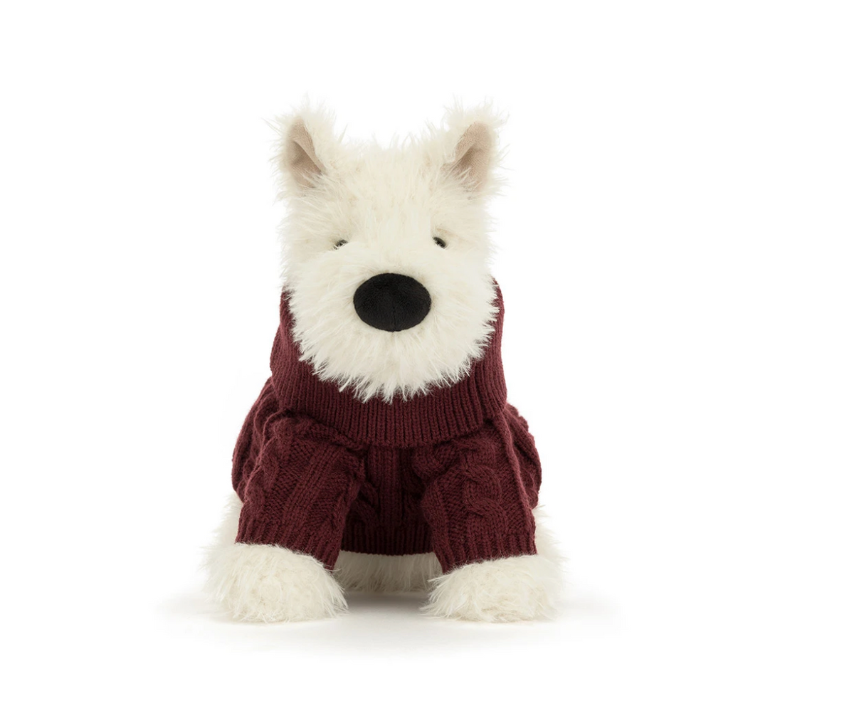 Munro Scottie Dog Winter Jumper - Jellycat