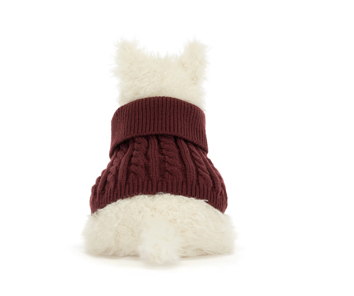 Munro Scottie Dog Winter Jumper - Jellycat