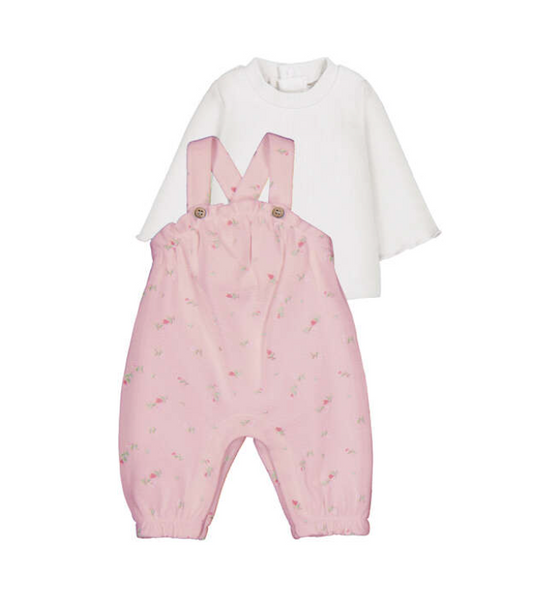2pc Floral Overall - Mayoral FW26