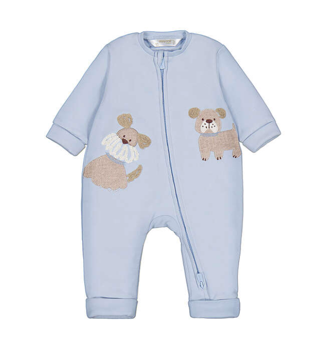 Doggie Zip Romper- Mayoral FW26