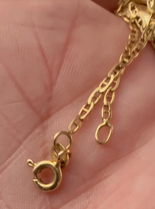 14K Vintage Mariner Necklace