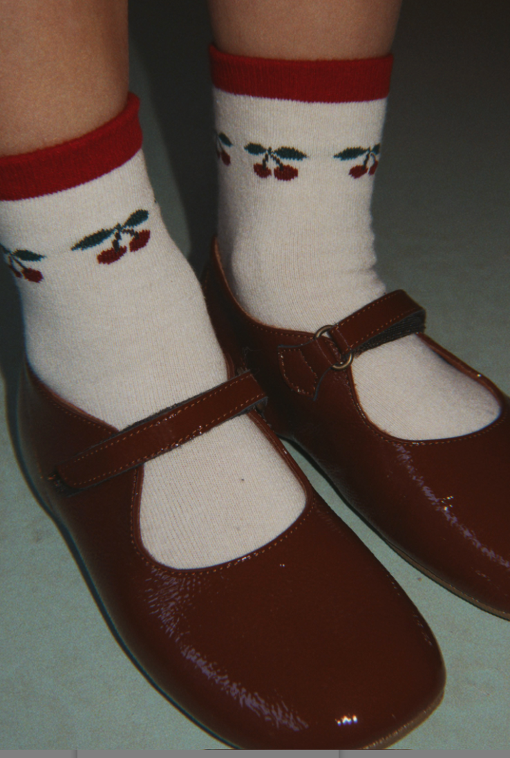 2pk Cherry Mix Sock -Konges Slojd
