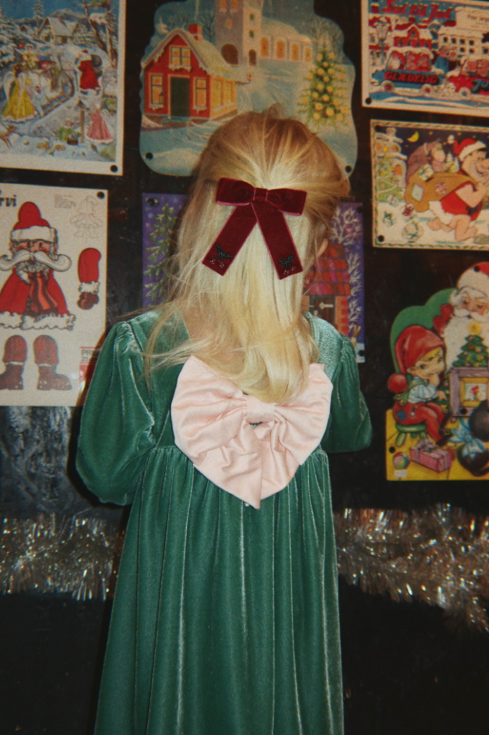 2pk Juliette Cherry Hair Bow-Konges Slojd