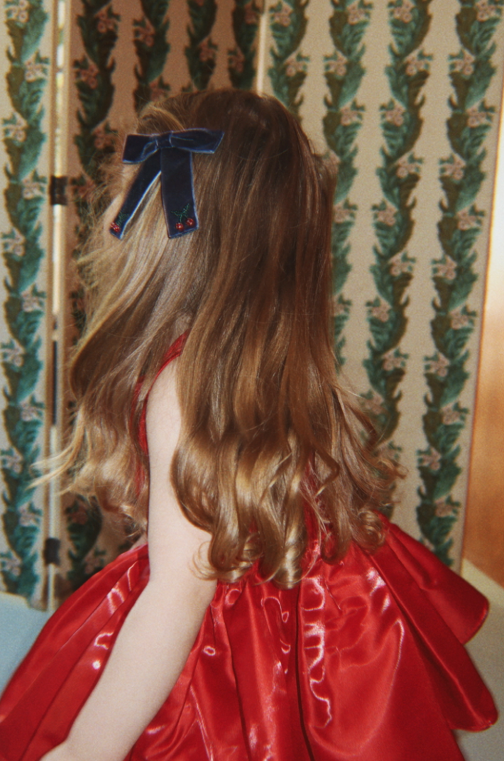 2pk Juliette Cherry Hair Bow-Konges Slojd