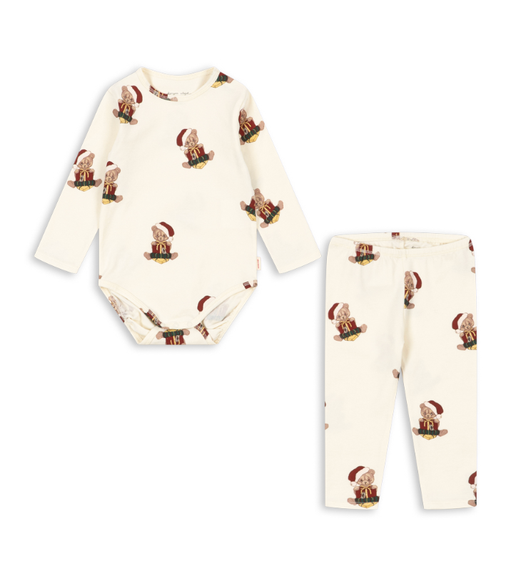 Teddy Basic Body/Legging Set-Konges Slojd FW26