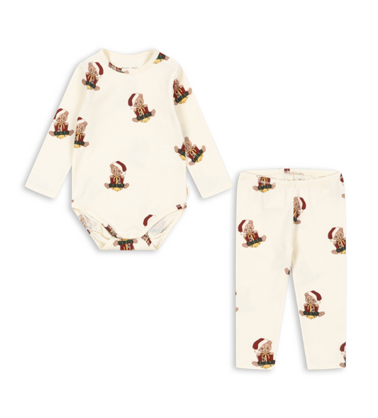 Teddy Basic Body/Legging Set-Konges Slojd FW26