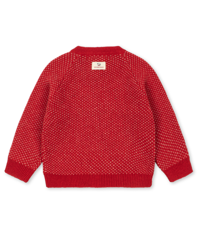 Belou Cat  Knit Cardigan-Konges Slojd FW26