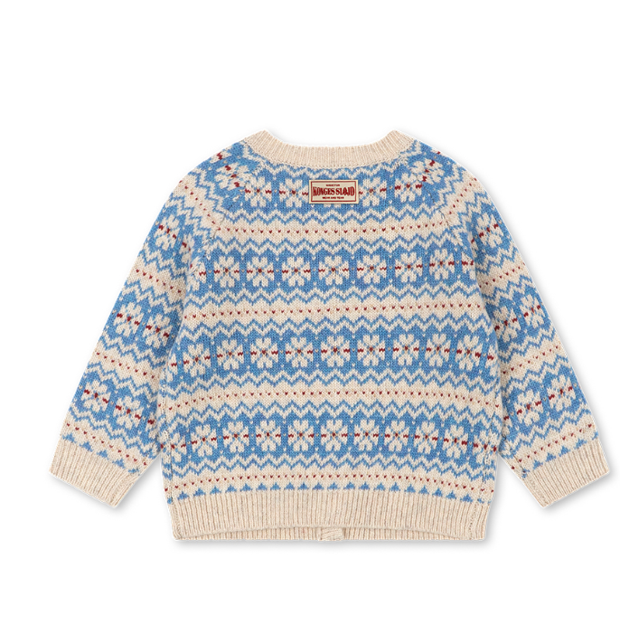Billie Blue Multi Knit Cardigan-Konges Slojd FW26
