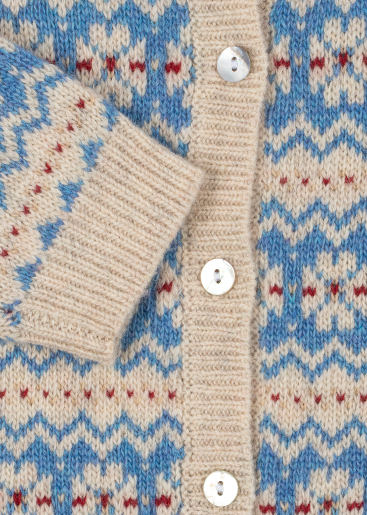 Billie Blue Multi Knit Cardigan-Konges Slojd FW26