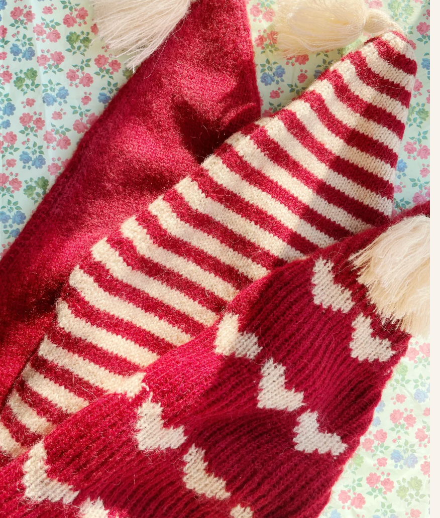 Laula Holiday Heart Hat -Konges Slojd