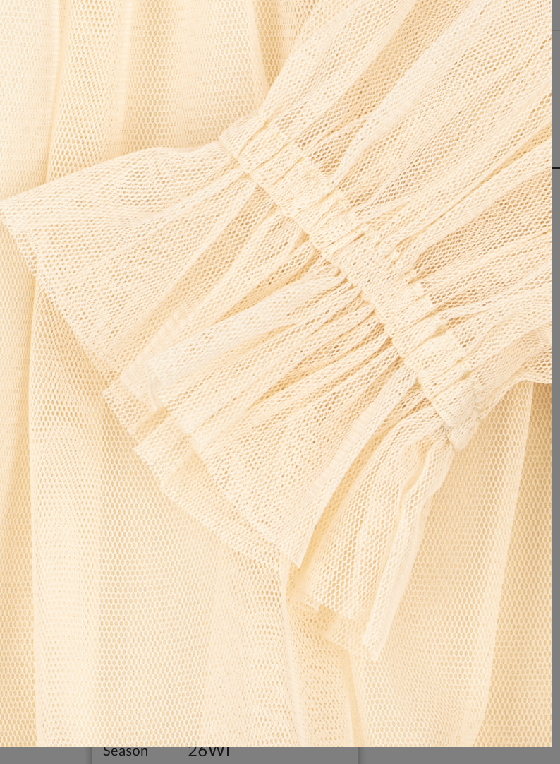 Bow Dress-Konges Slojd FW26