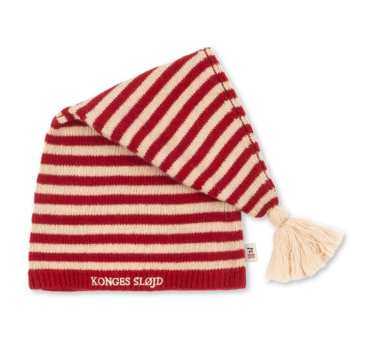 Christmas Striped Knit Hat -Konges Slojd