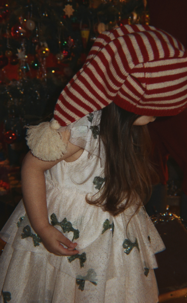 Christmas Striped Knit Hat -Konges Slojd