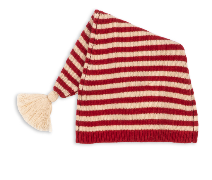 Christmas Striped Knit Hat -Konges Slojd