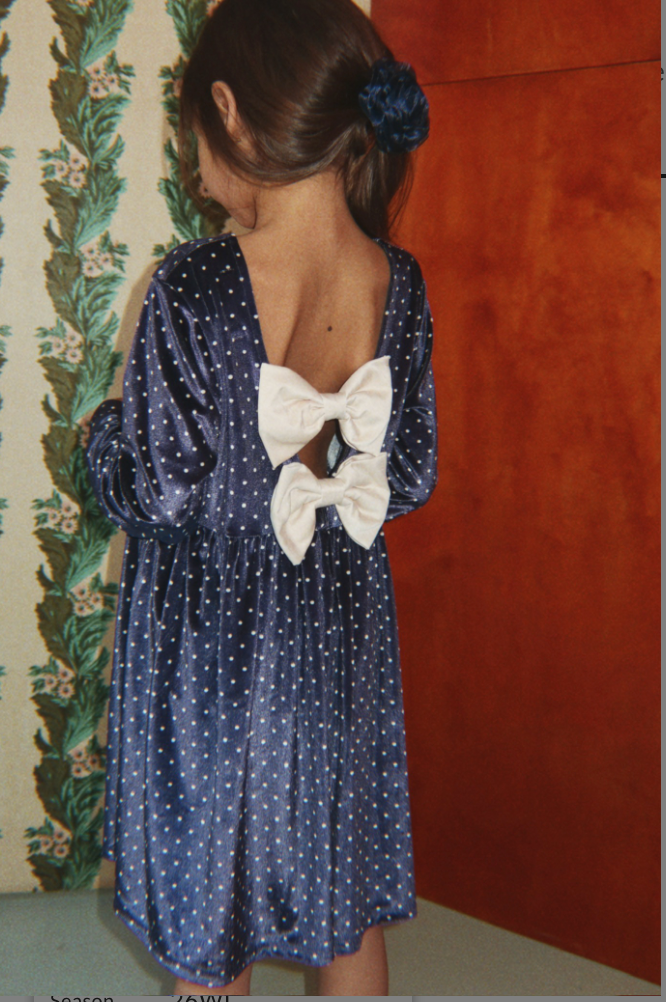 Ditzy Dot Dress-Konges Slojd FW26