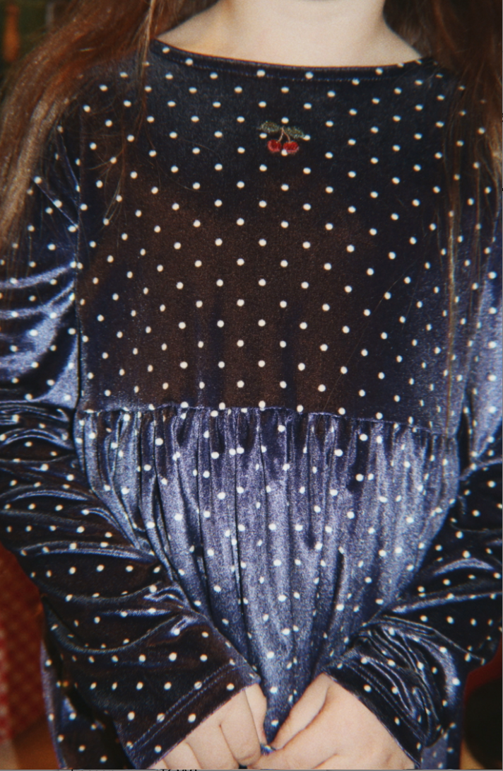 Ditzy Dot Dress-Konges Slojd FW26