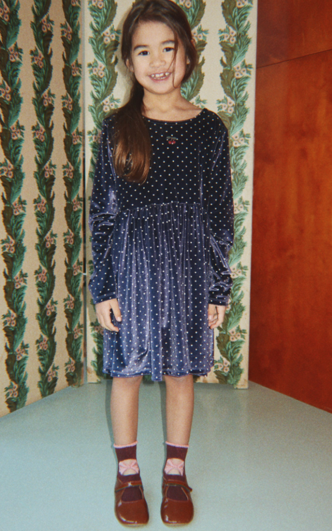Ditzy Dot Dress-Konges Slojd FW26