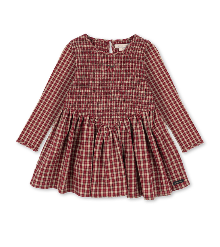 Elin Smocked Dress-Konges Slojd FW26
