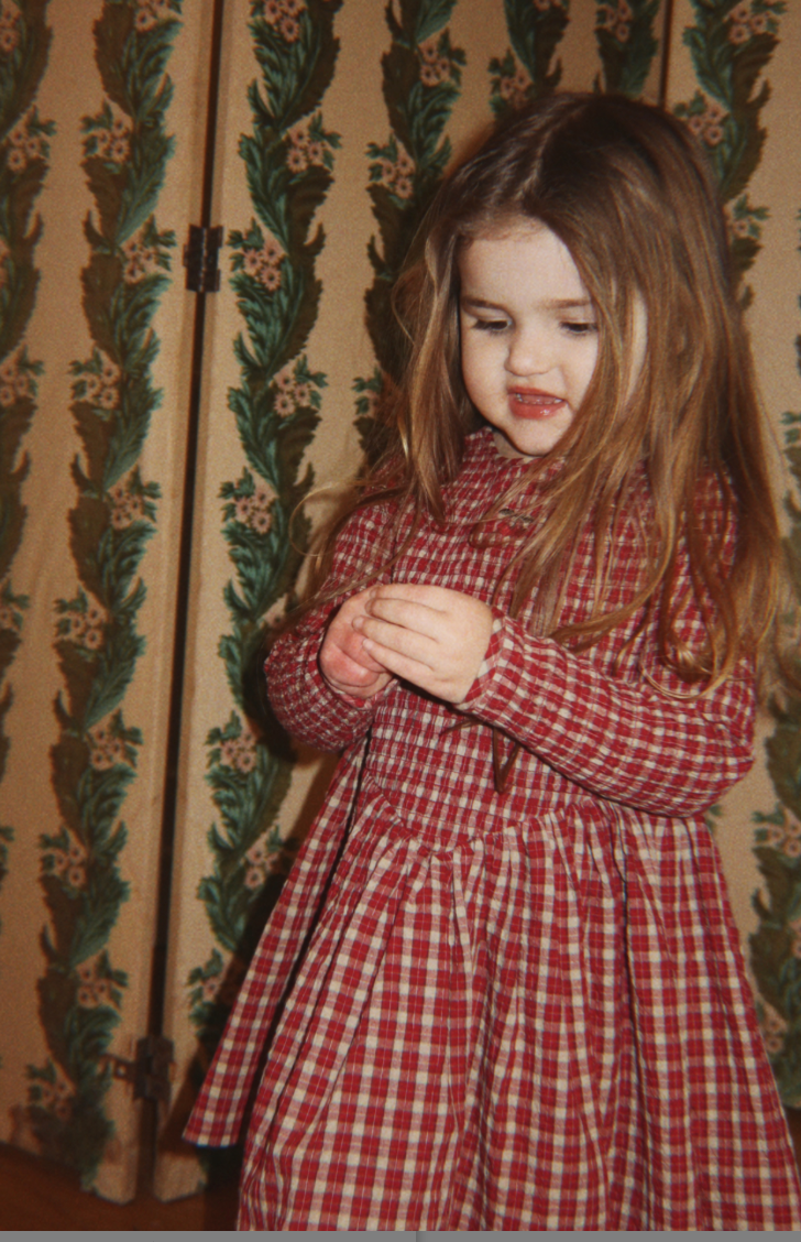 Elin Smocked Dress-Konges Slojd FW26