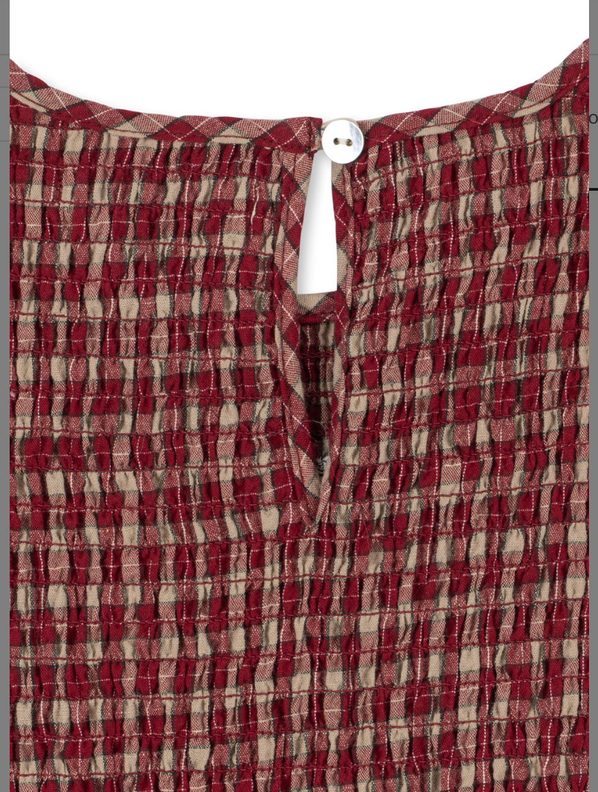 Elin Smocked Dress-Konges Slojd FW26