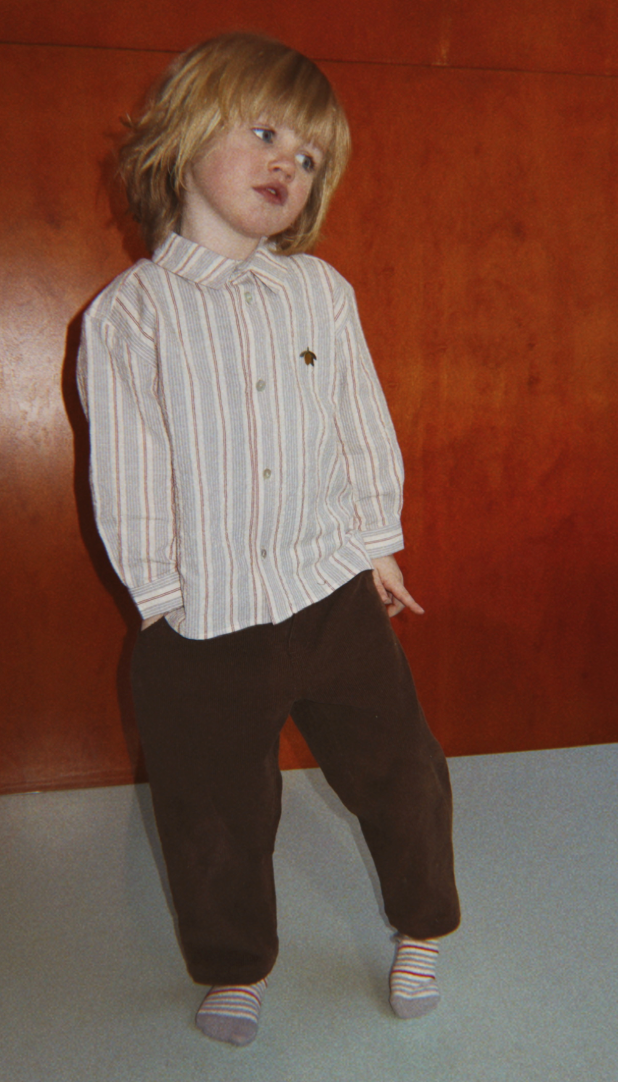 Elliot LS Striped Shirt-Konges Slojd FW26