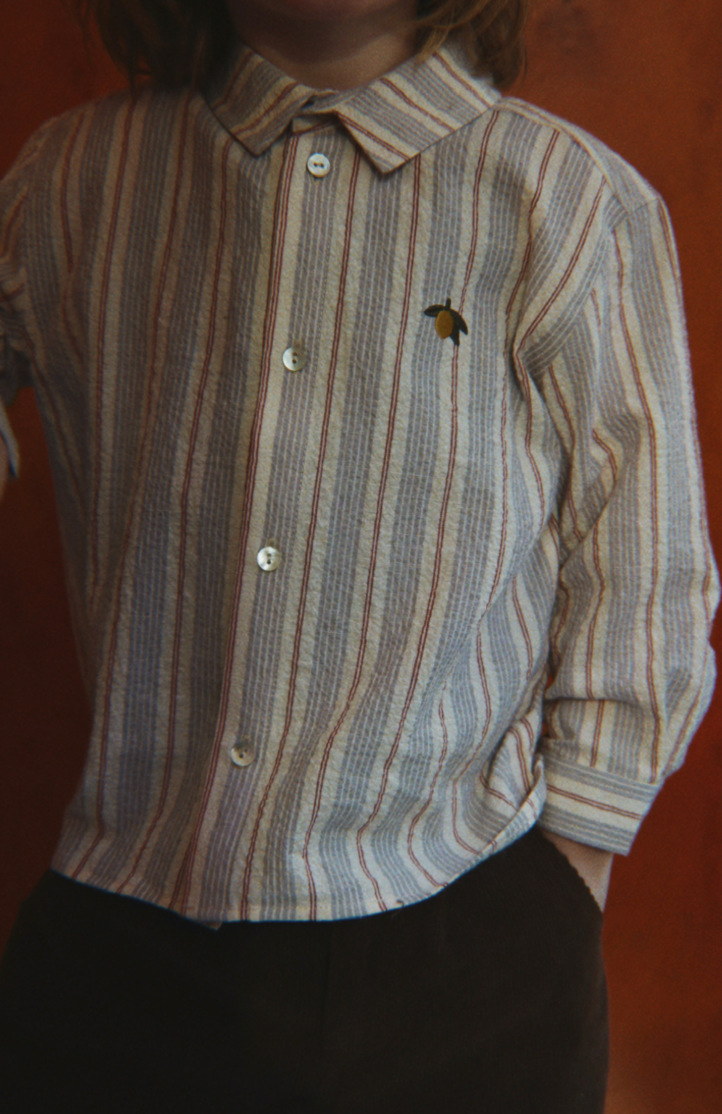 Elliot LS Striped Shirt-Konges Slojd FW26