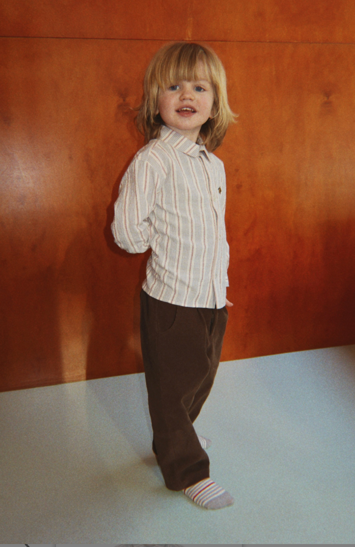 Elliot LS Striped Shirt-Konges Slojd FW26